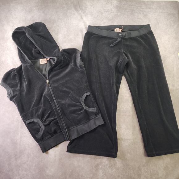 Juicy Couture Terry Tracksuit Set Hoodie and Pants Womens - Picture 1 of 9